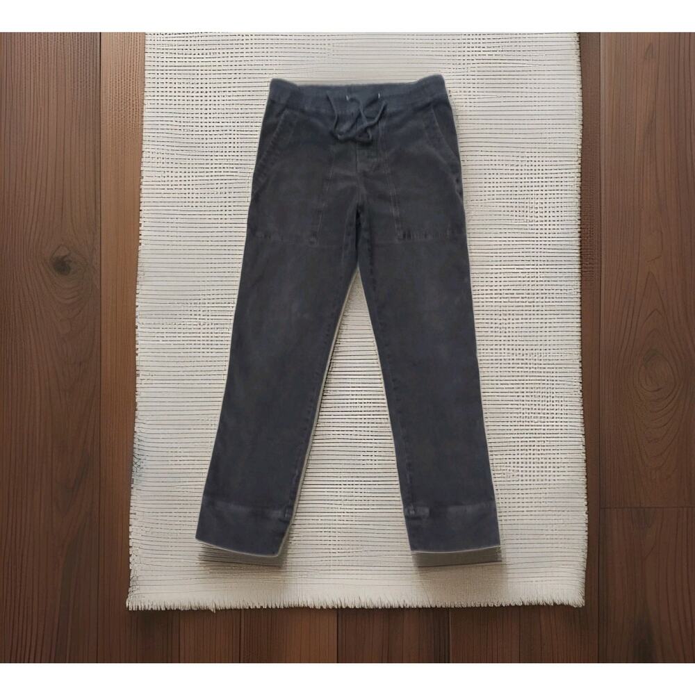 James Perse Standard Corduroy Utility Pants Drawstring waist Gray Size 0